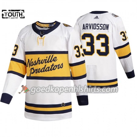 Nashville Predators Viktor Arvidsson 33 Adidas 2020 Winter Classic Authentic Shirt - Kinderen